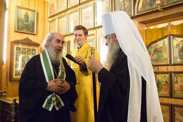 Aрхимандрит Иринарх (Соловьев) награжден орденом преподобного Серафима Саровского