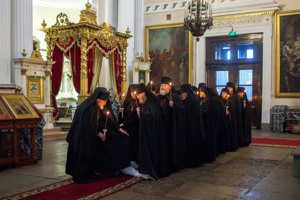 Монашеские постриги совершены в Александро-Невской Лавре