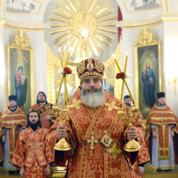 Епископ Мстислав совершил Божественную литургию в храме исторического Сената
