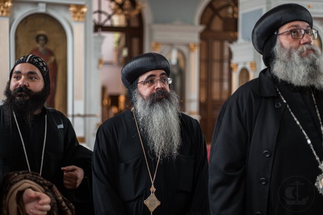 Делегации Коптской Церкви и Сербской Православной Церкви посетили СПбДА