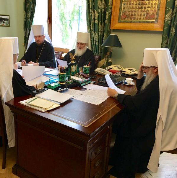 Митрополит Варсонофий провел заседание комиссии межсоборного присутствия по вопросам церковного управления