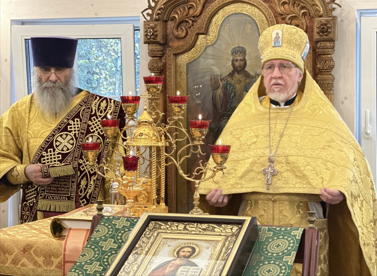 Отслужена первая Литургия в храме мученика Авраамия Болгарского Отслужена первая Литургия в храме мученика Авраамия Болгарского