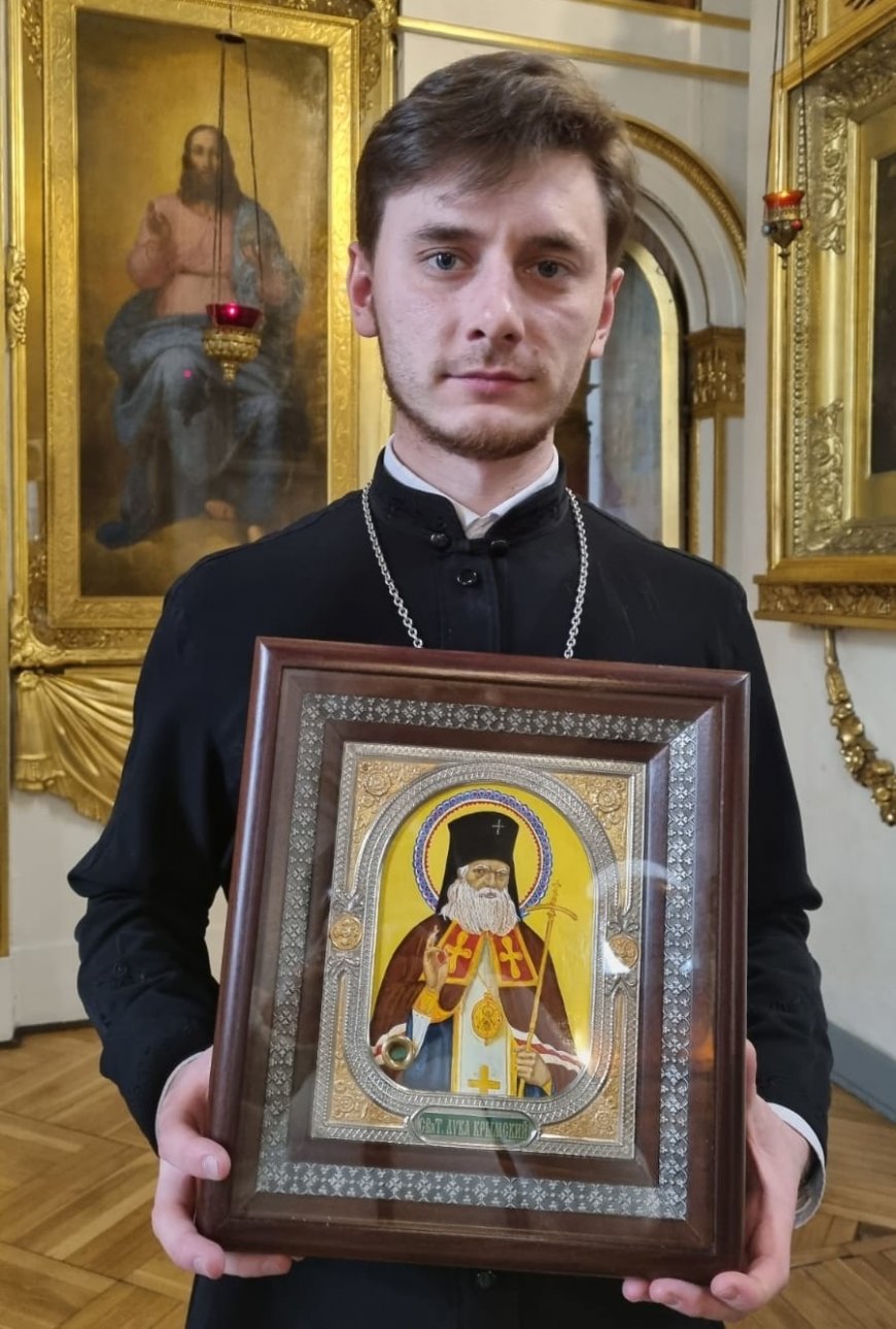 Икона святителя Луки Крымского передана в Спасо-Преображенский собор