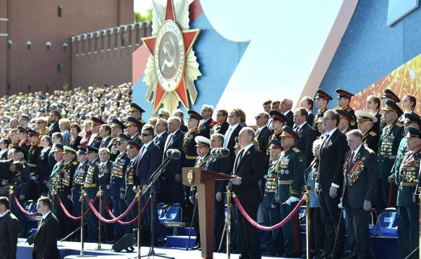 Митрополит Варсонофий присутствовал на параде и приеме в Кремле в честь Дня Победы 