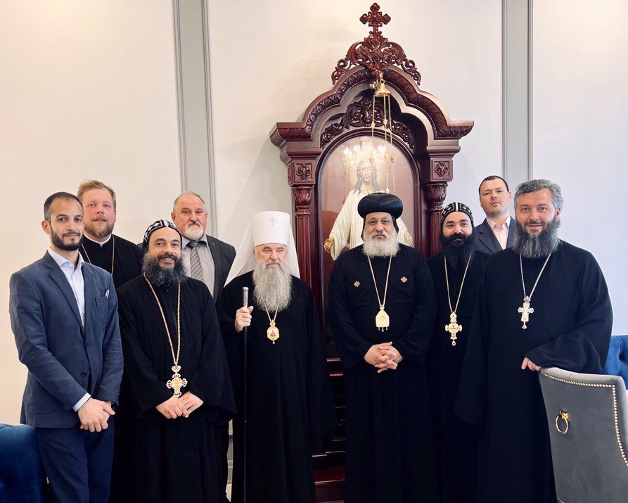 Митрополит Варсонофий встретился с делегацией Коптской Церкви 