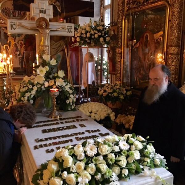 Митрополит Варсонофий молитвенно помянул Святейшего Патриарха Алексия II в годовщину его кончины