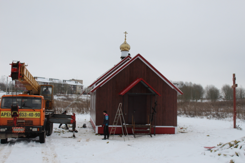 В п. Войсковицы построен новый храм