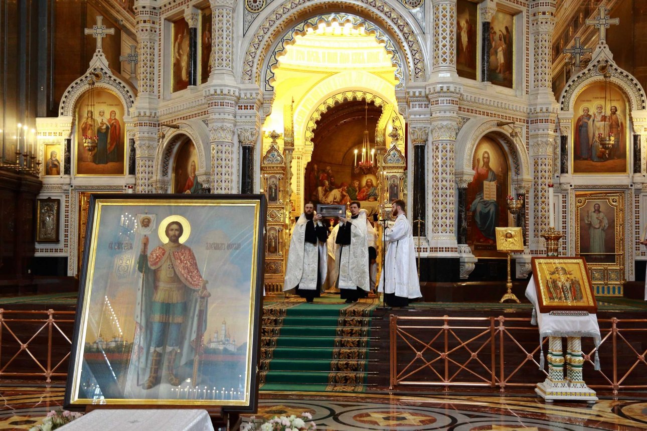 Частицу мощей святого Александра Невского принесут в митрополию