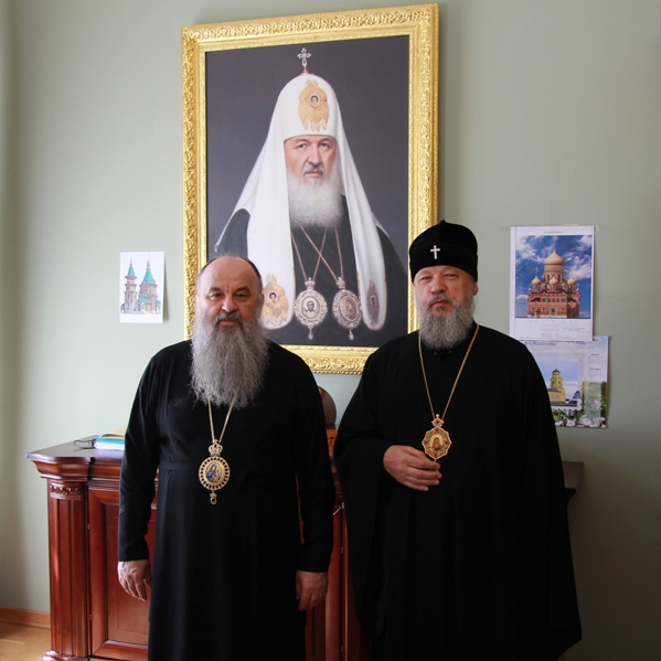 Митрополит Варсонофий принял в Москве епархиальных архиереев  