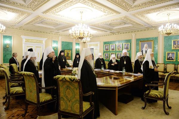 Митрополит Варсонофий принял участие в заседании Священного Синода