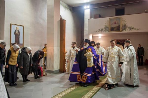 Епископ Мстислав совершил Божественную Литургию на подворье Александро-Свирского монастыря