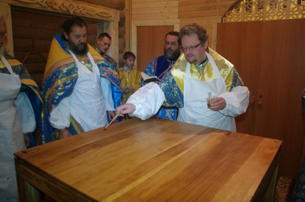 Епископ Игнатий освятил Великим чином храм в Кузьмолово и посетил Кудрово с архипастырским визитом