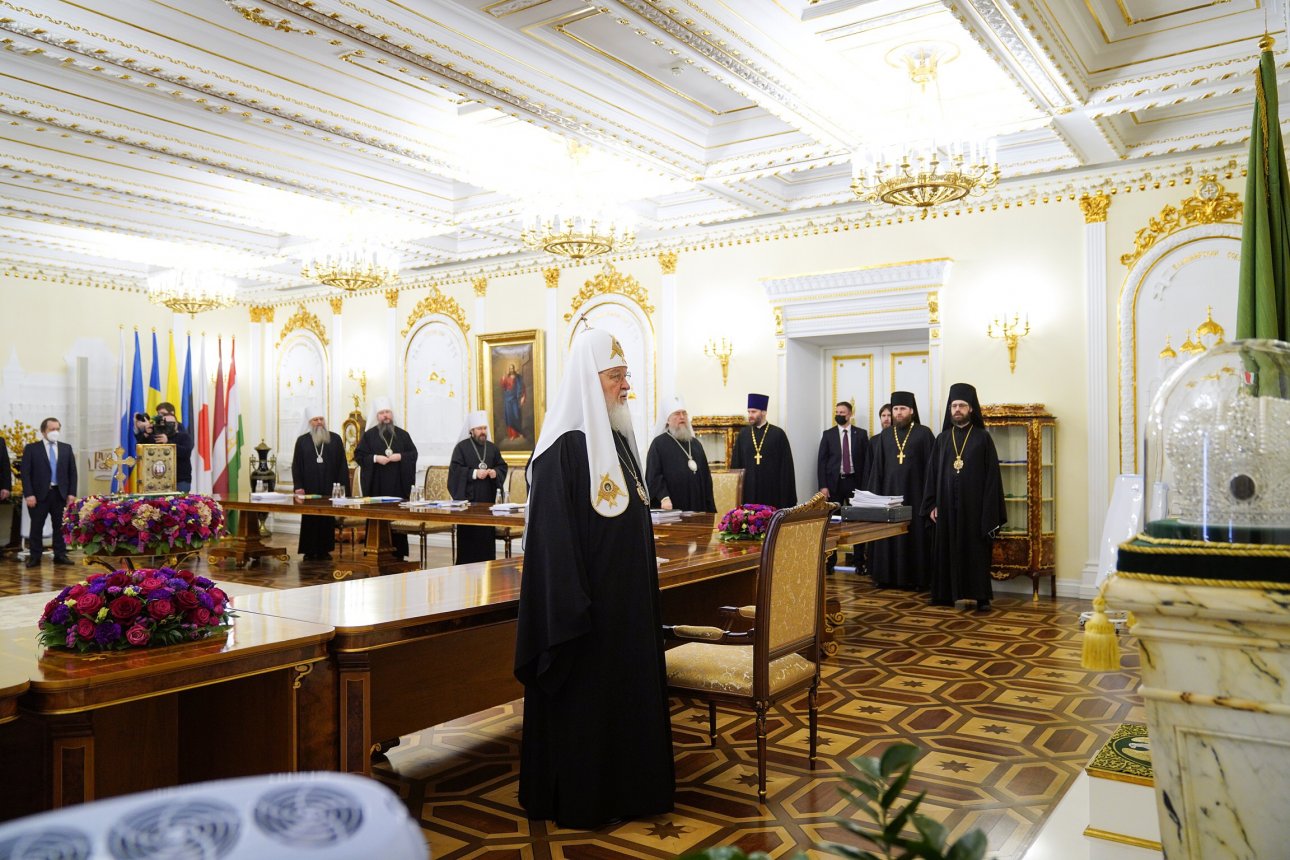 Митрополит Варсонофий принял участие в заседании Священного Синода 