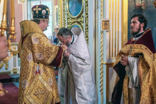 Епископ Игнатий совершил Божественную литургию в Выборге
