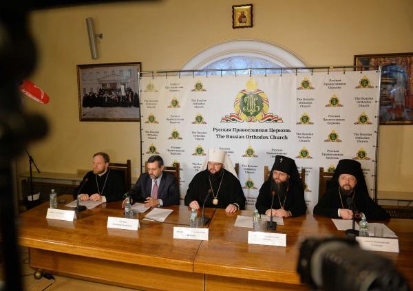 Состоялась пресс-конференция по итогам Архиерейского Собора Русской Православной Церкви