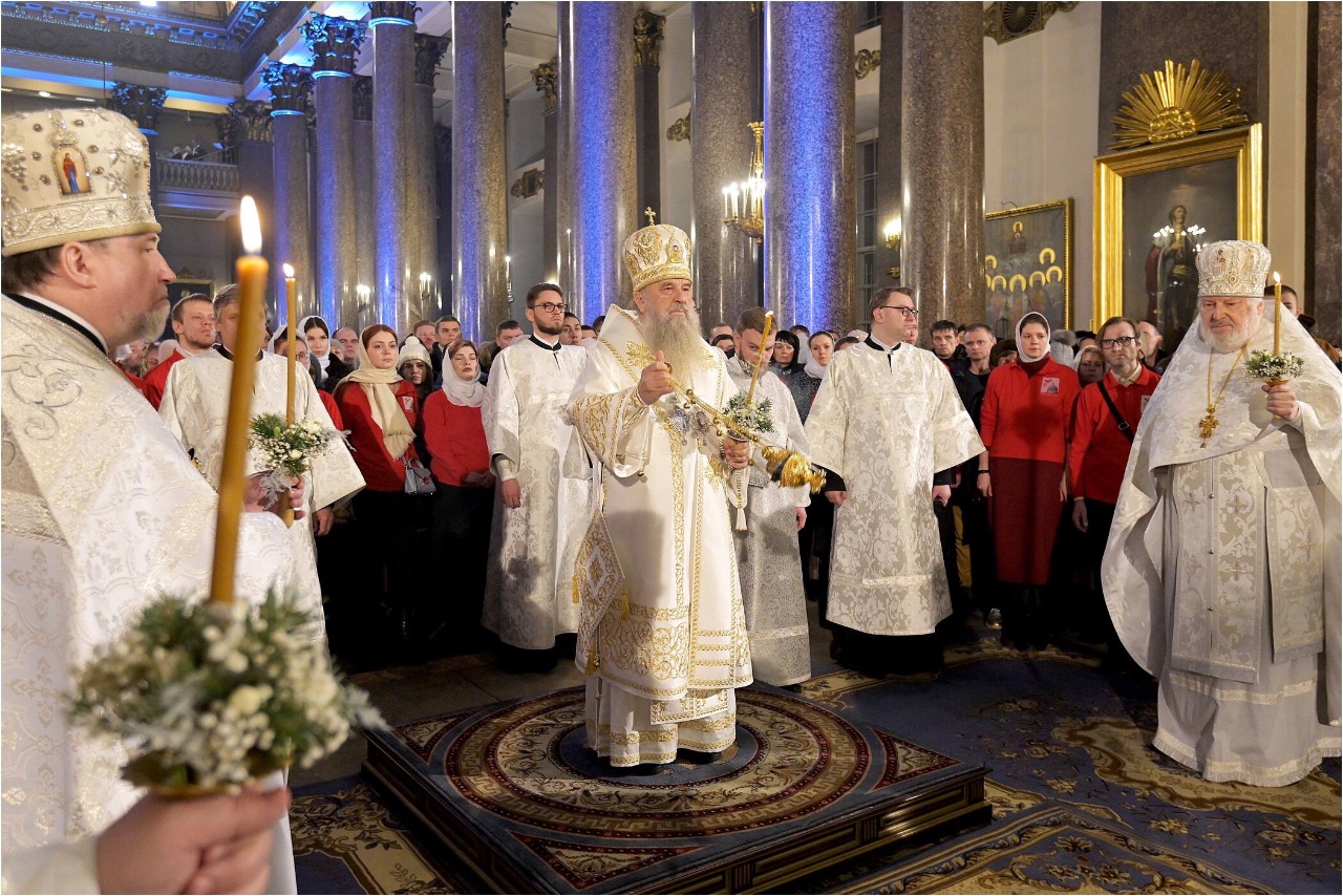 Рождество в храмах спб