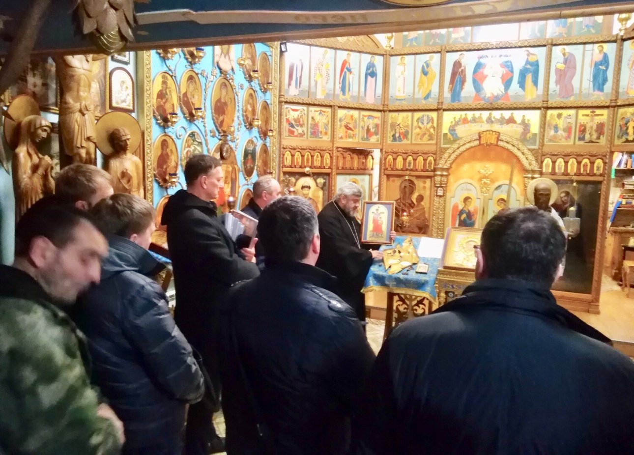 Церковное напутствие получили бойцы казачьего батальона 
