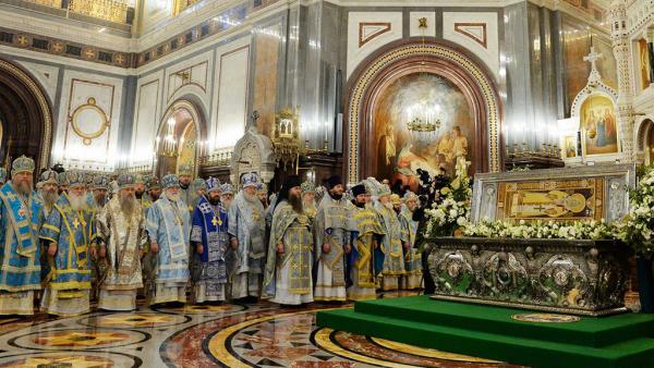 Митрополит Варсонофий принял участие в праздновании 100-летия интронизации Патриарха Тихона