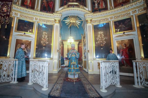Епископ Игнатий совершил Литургию праздника Благовещения Пресвятой Богородицы в Выборге