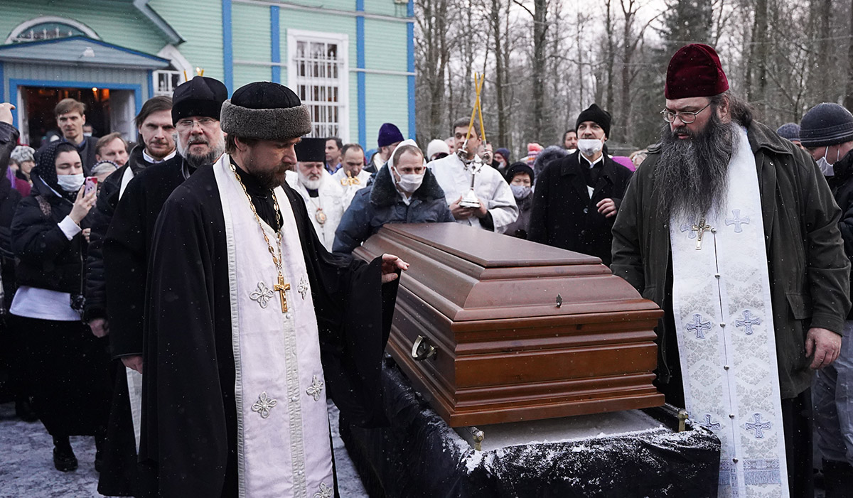 Церковь где отпевали навального. Похороны протоиерея Николая Васечко.