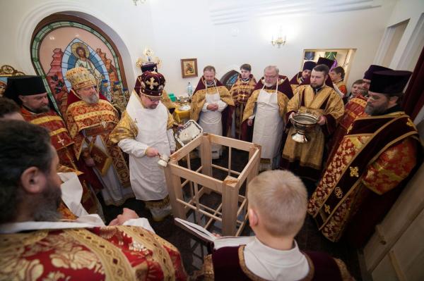 Епископ Игнатий освятил Великим чином храм священномученика Игнатия Богоносца в Выборге