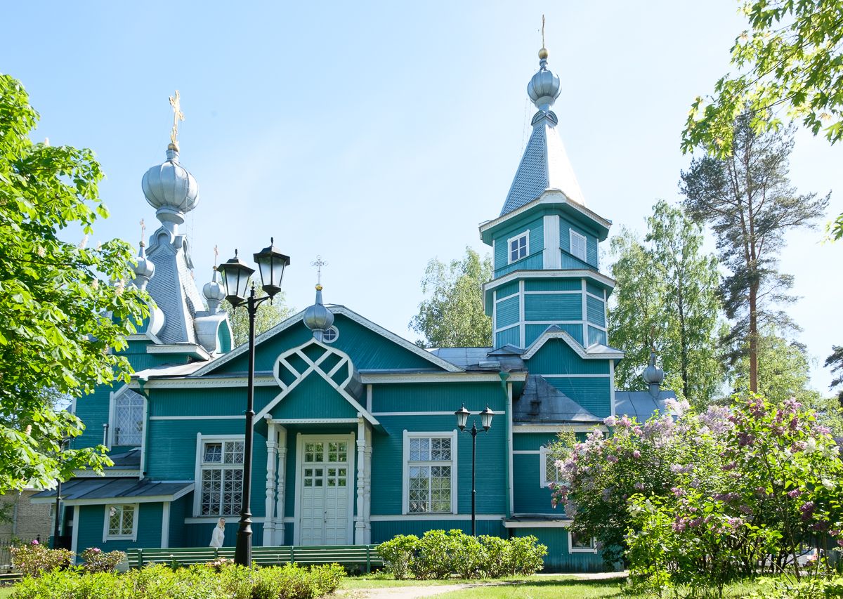 Спб храм в пос лахта зимнее фото