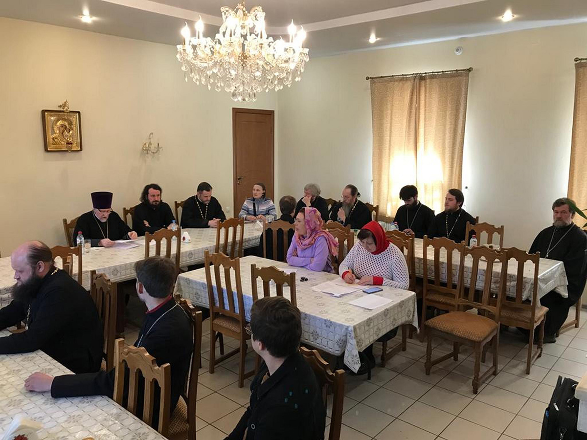 Состоялось пастырское совещание Петродворцового округа