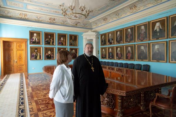  Митрополит Варсонофий встретился с вице-губернатором Анной Митяниной