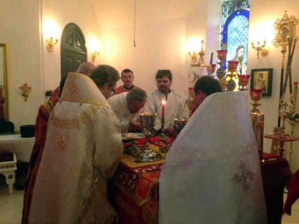 Епископ Игнатий совершил Божественную литургию в храме Рождества Иоанна Предтечи в д.Юкки
