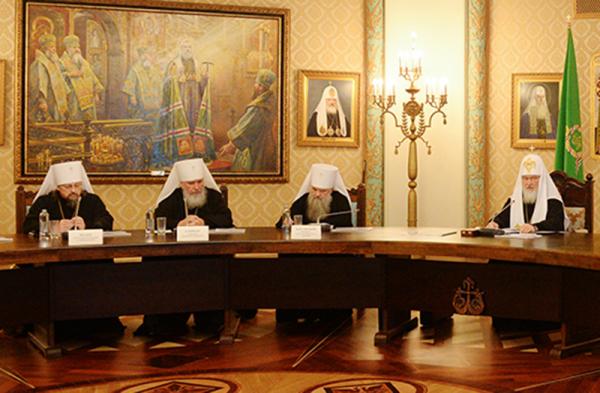 Митрополит Варсонофий принял участие в заседании Высшего церковного совета