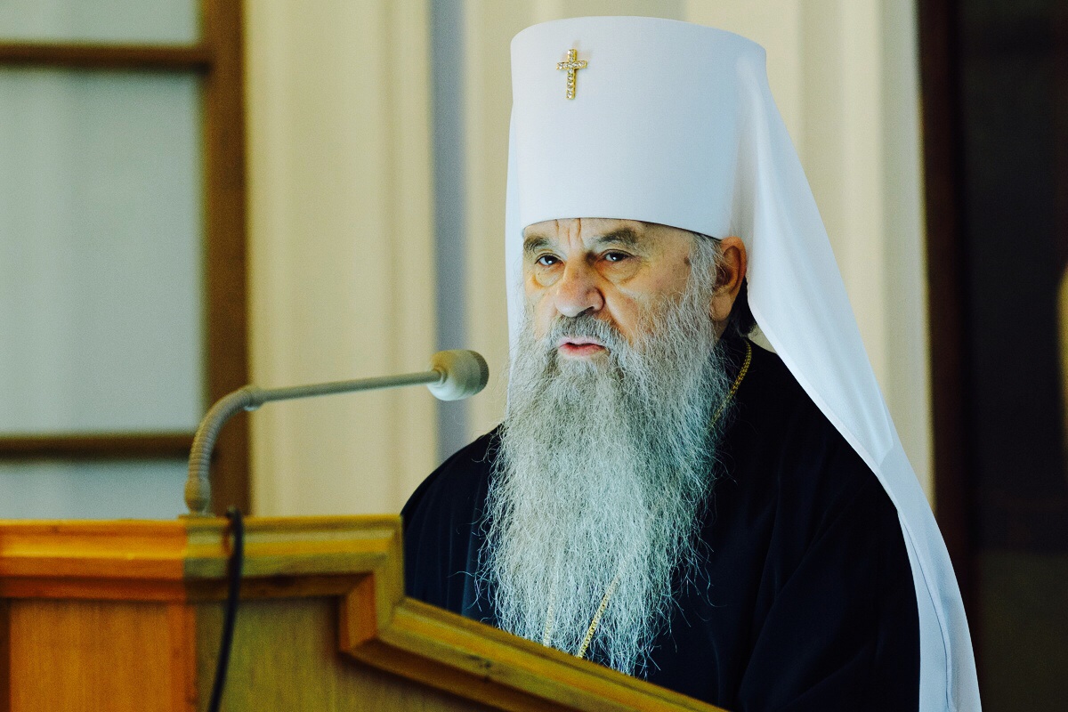 Митрополит Варсонофий выступил с докладом на епархиальном собрании 
