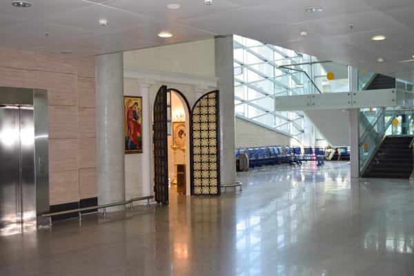 В аэропорту Пулково открылась часовня Новодевичьего монастыря