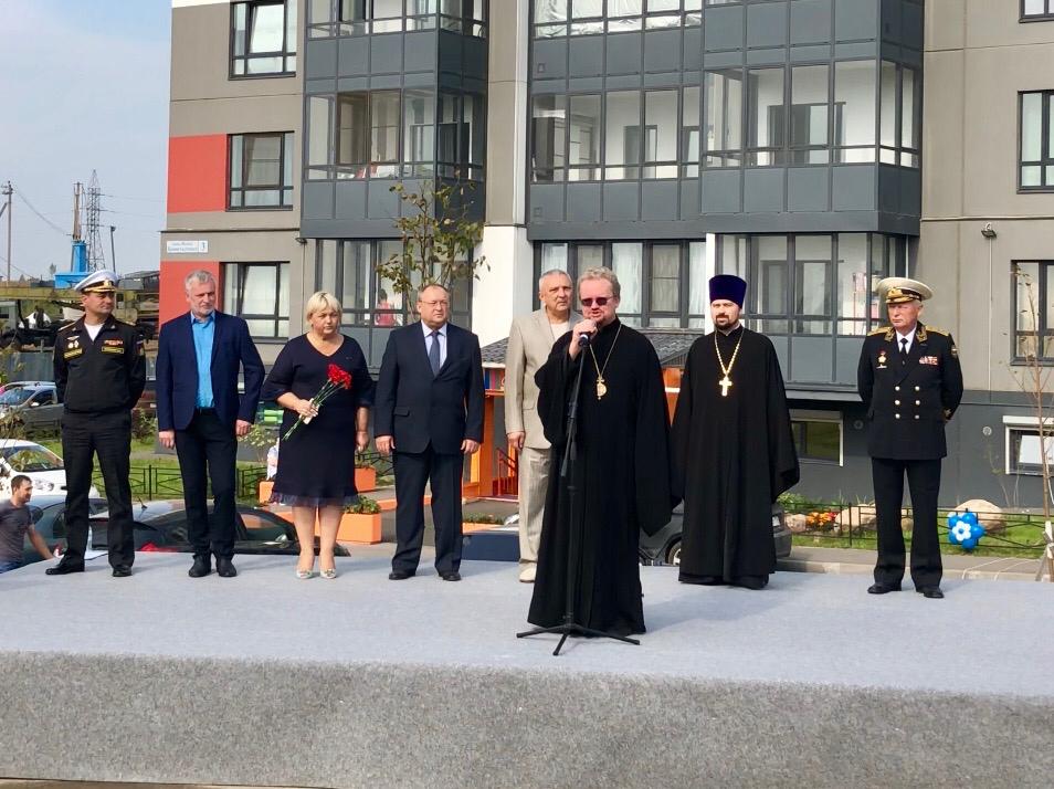 Епископ Игнатий освятил самую высокую в мире морскую памятную часовню во имя св. Иоанна Кронштадтского