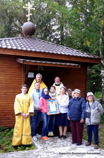 В деревне Бабино освящена часовня преподобного Александра Свирского