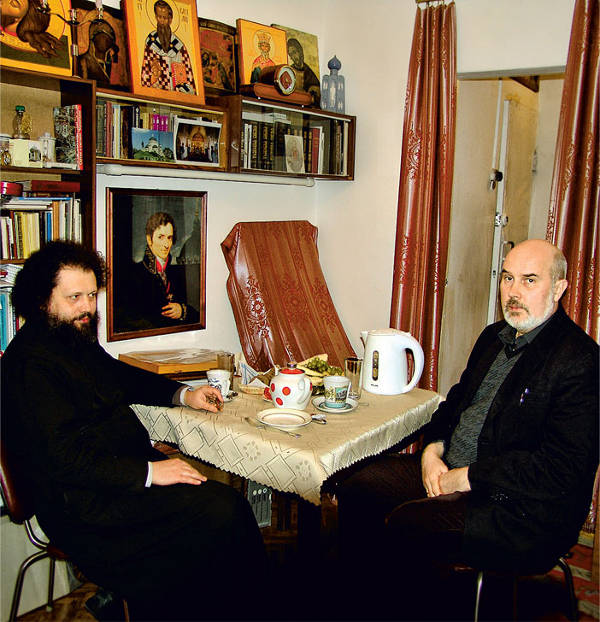 Игумен Александр (Федоров) и Геннадий Соколов